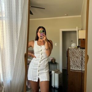 Paloma Wool Linen Mini Dress